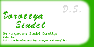 dorottya sindel business card